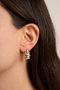 Heliophilia Silver Pendientes de Oro con Recubrimiento de Laca